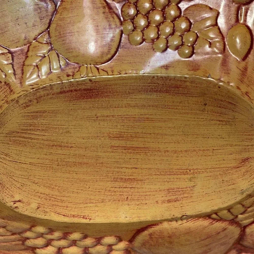 Metal Basket  with fruit decor